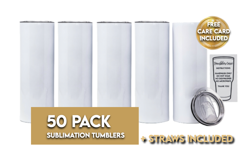 50 Sublimation Tumblers